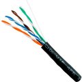 Chiptech, Inc Dba Vertical Cable Vertical Cable, 059-484/CMX, Cat 5E UV Jacket For Outdoor Use (CMX) Black Pull Box 059-484/CMX